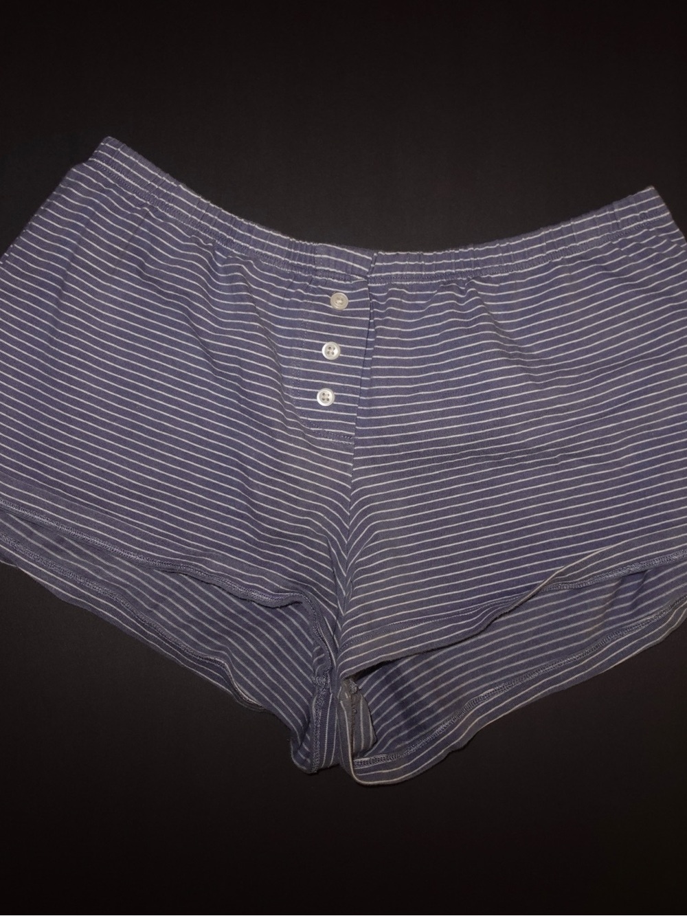 Brandy Melville Striped Navy Women's Lounge Shorts